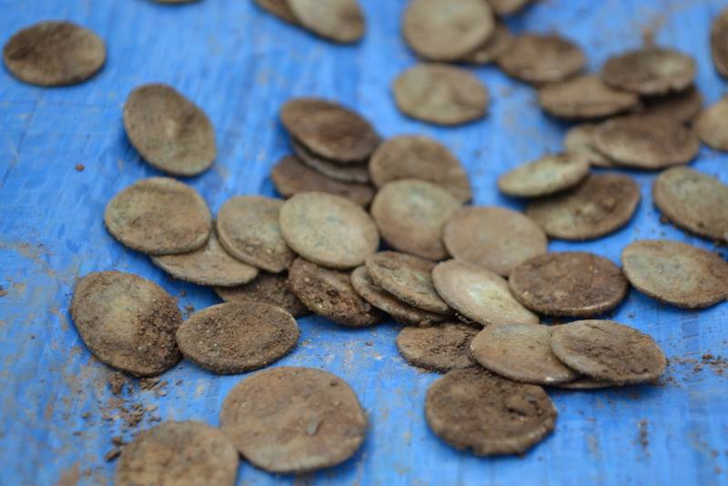 Клад римских серебрянных монет найден XP Deus